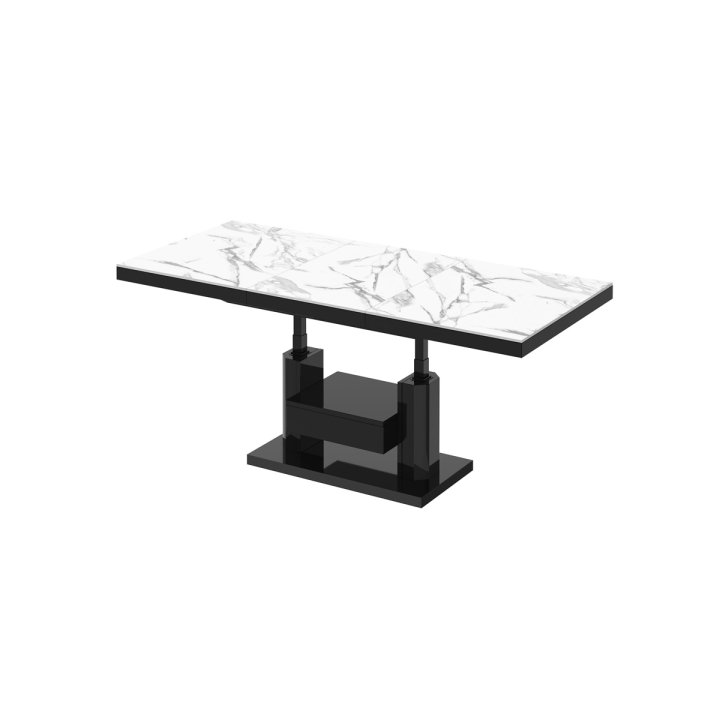 Ławostół Quadro Max Venatino White Hg+Biały Super Print (Hg/Mat)
